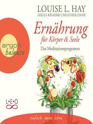 cover image of Ernährung für Körper und Seele--Das Meditationsprogramm (Lesefassung mit Musik)